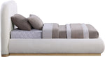 Vaughn - Chenille Bed With Natural Base