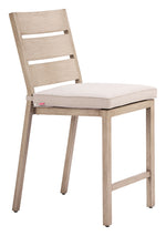 Reefline - Armless Counter Stool (Set of 2) - Gray / Light Brown