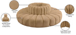 Arc - Velvet 8 Piece Round Modular Sofa