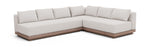 Solace - Olefin Performance Fabric 3 Piece Outdoor Patio Modular Sectional (Sofa, Loveseat & Corner Chair)