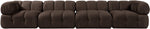 Orin - Fabric Velvet 4 Piece Modular Sofa