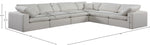 Comfy - 6 Piece Linen Modular Corner Sectional