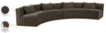 Avanti - 182.5" Chenille Fabric Upholstered 2 Piece Modular Sectional