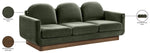 Diviento - Velvet Performance Fabric Upholstered Sofa