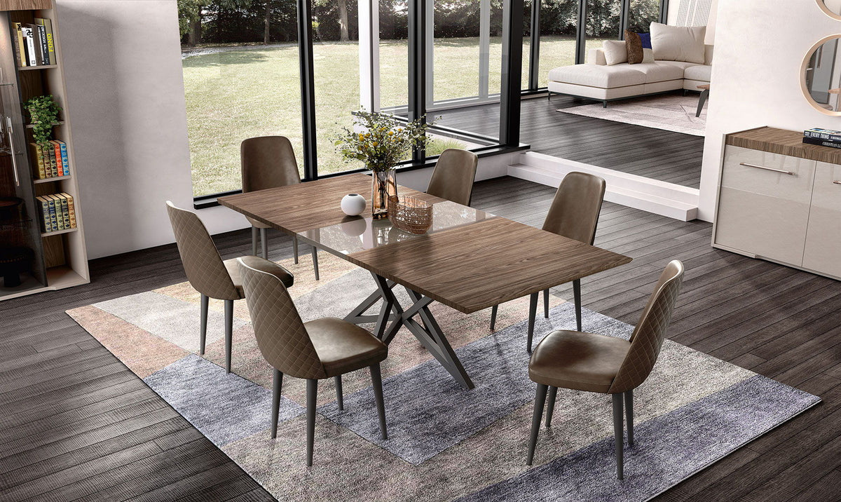 Nora - Dining Table - Beige / Light Brown