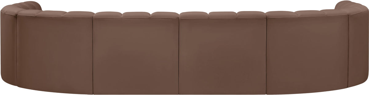 Arc - Faux Leather Modular U-Shaped Sectional