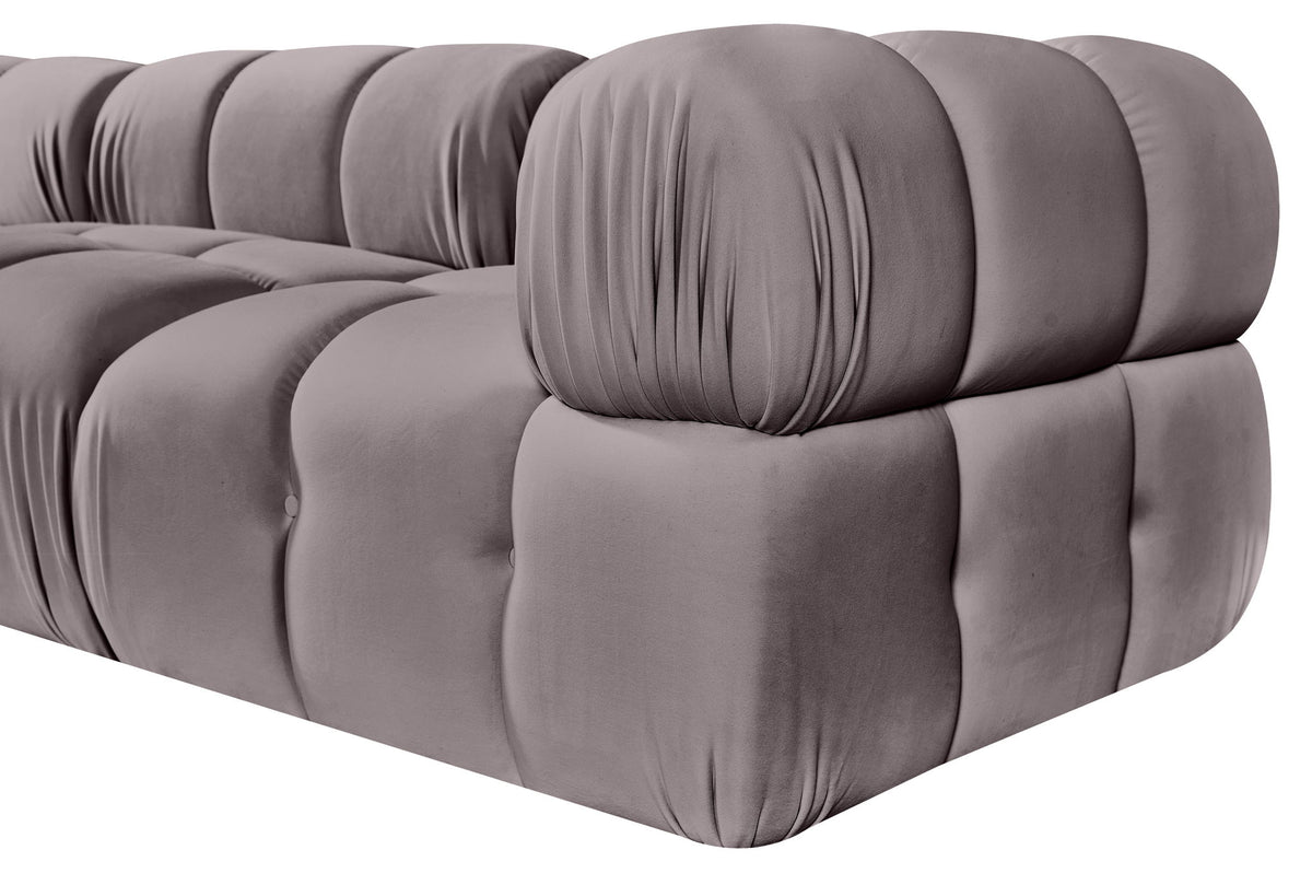 Orin - Velvet Performance Fabric Upholstered 3 Piece Modular Sofa