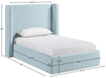 Kendall - Linen Textured Fabric Upholstered Bed