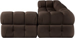 Orin - Fabric Velvet 4 Piece Modular Sectional