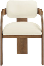 Cedra - Velvet Performance Fabric Upholstered Dining Chair (Set of 2) - Brown Frame