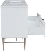 Modernist - Bathroom Vanity With Chrome Legs