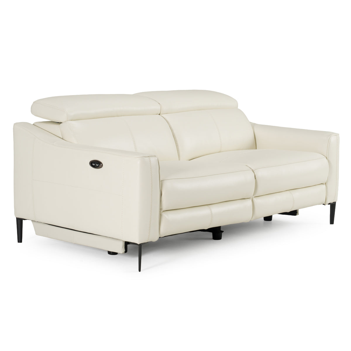 Eden - Modern White Leather Sofa With 2 Recliners by VIG Furniture - View 3
