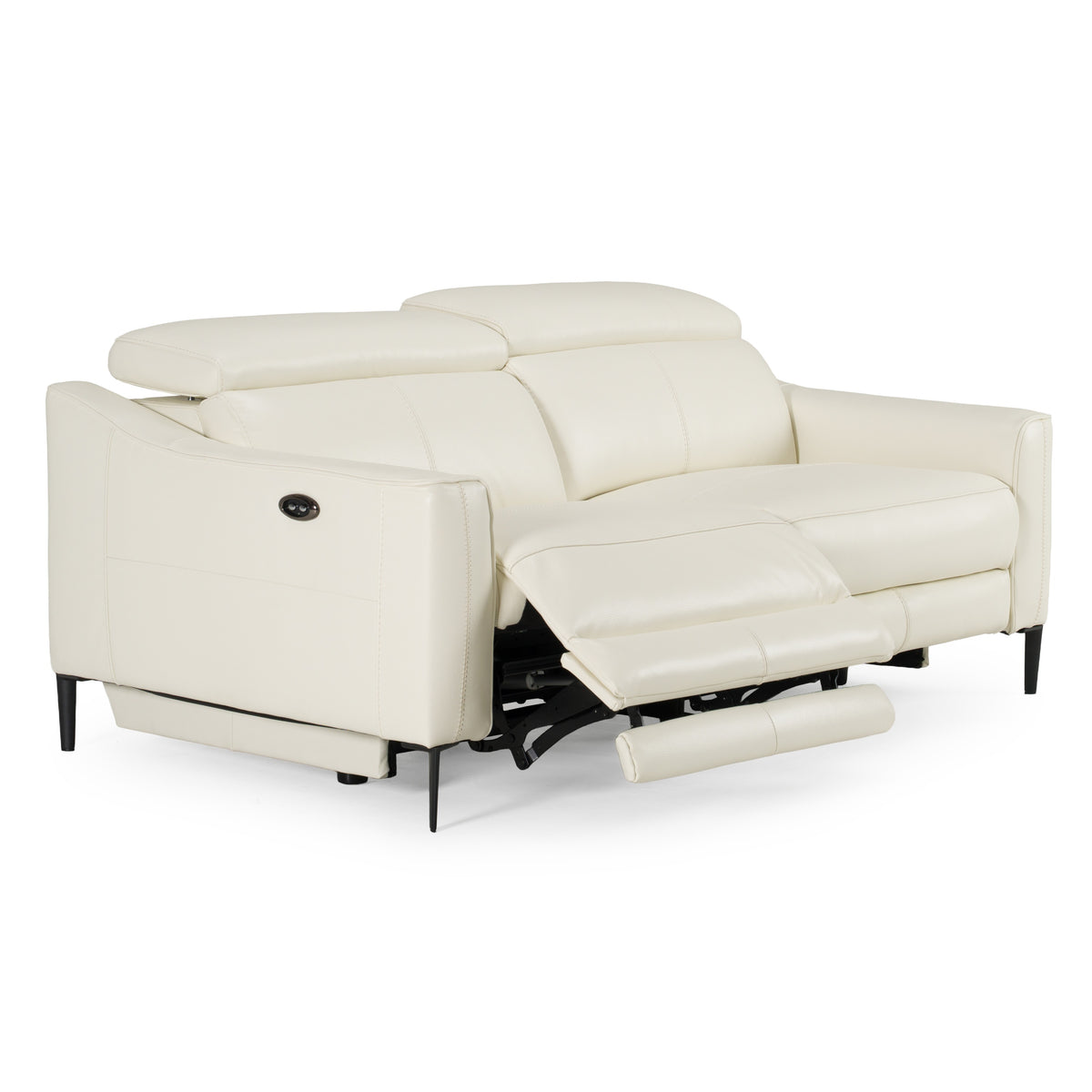 Eden - Modern White Leather Sofa With 2 Recliners by VIG Furniture - View 4