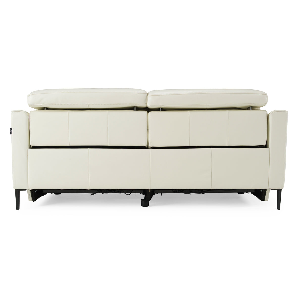 Eden - Modern White Leather Sofa With 2 Recliners by VIG Furniture - View 6
