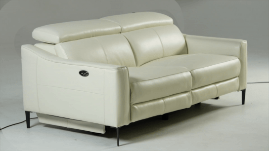 Eden - Modern White Leather Sofa With 2 Recliners by VIG Furniture - View 10