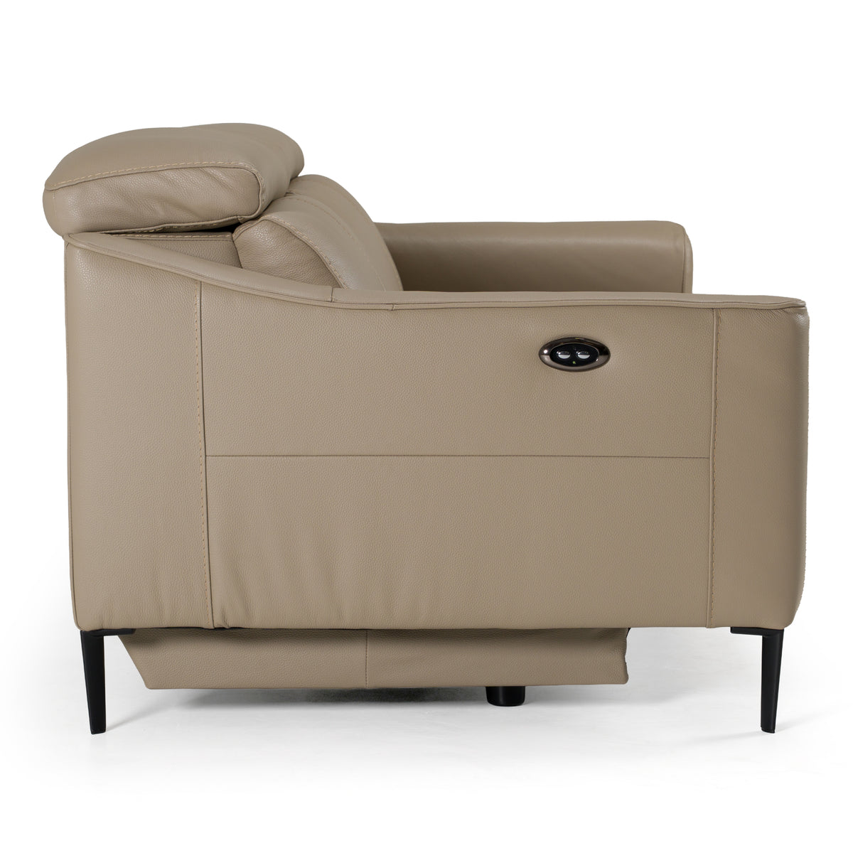 Eden - Modern Taupe Leather Sofa With 2 Recliners by VIG Furniture - View 4