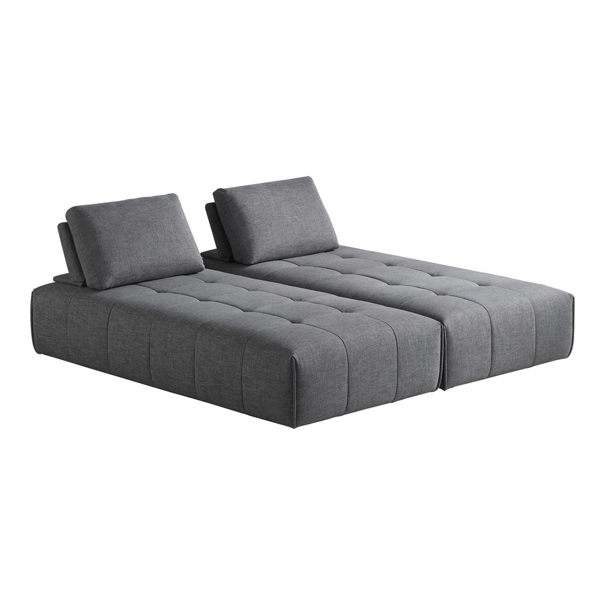 Edgar - Modern Grey Fabric Modular Sectional Sofa by VIG Furniture - View 6