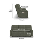 Porter - Power Reclining Sofa With Console, Power Headrest, & Lumbar