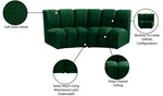 Infinity - 2 Piece Velvet Modular Sectional