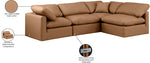 Indulge - Faux Leather 4 Piece Modular Sectional