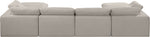 Comfy - 6 Piece Linen Modular Double Chaise Sectional