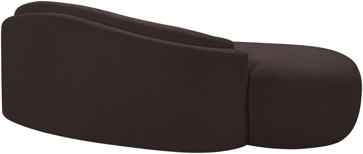 Caspian - Chenille Fabric Upholstered Loveseat