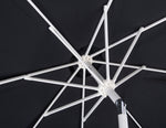 Amalfi - Aluminum Patio Umbrella - Light Brown Base / White Pole