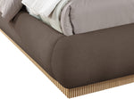 Rigby - Linen Bed With Natural Base