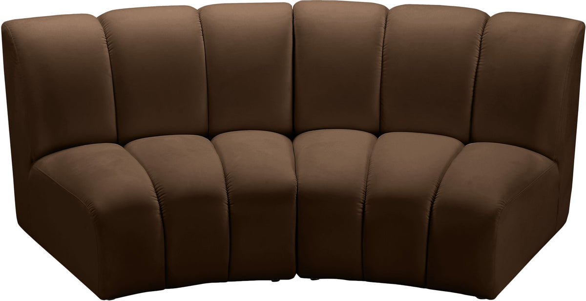 Infinity - 2 Piece Modular Sectional - Brown
