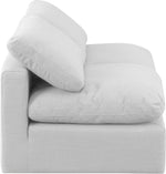 Indulge - Linen 2 Piece Modular Armless Sofa - White