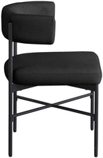 Rivage - Durable Dining Chair With Black Frame (Set of 2)