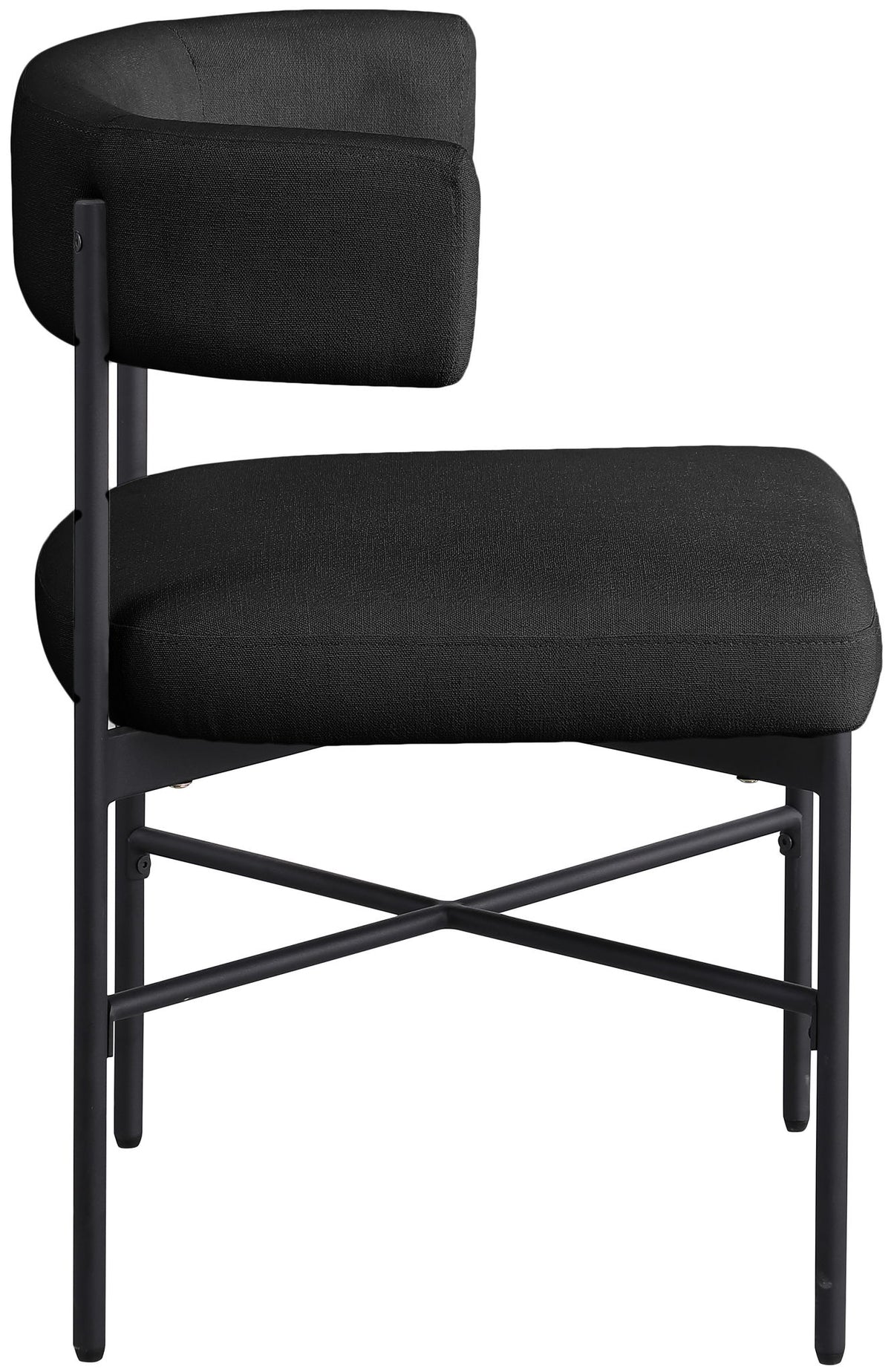 Rivage - Durable Dining Chair With Black Frame (Set of 2)