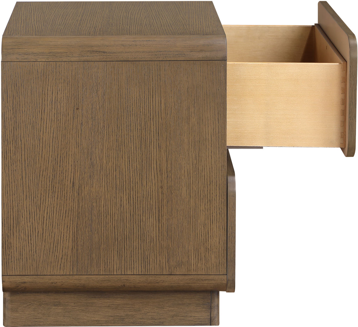 Adagio - Solid Wood And Oak Veneer Nightstand