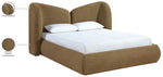 Elowen - Chenille Fabric Upholstered Bed