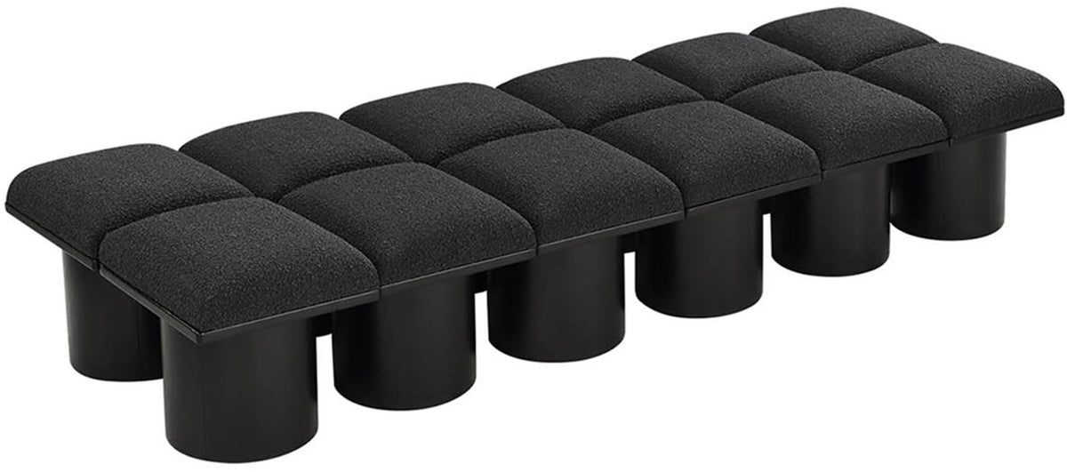Pavilion - 12 Piece Modular Bench With Black Base