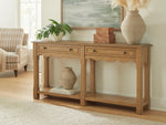 Whitmund - Console Sofa Table - Light Brown