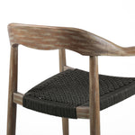 Santo - Indoor / Outdoor Stackable Dining Chair (Set of 2) - Eucalyptus / Charcoal