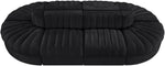 Rummi - Oval Velvet Performance Fabric Upholstered 8 Piece Modular Sectional