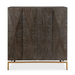 Marico - 2 Door Mindi Cabinet - Dark Brown