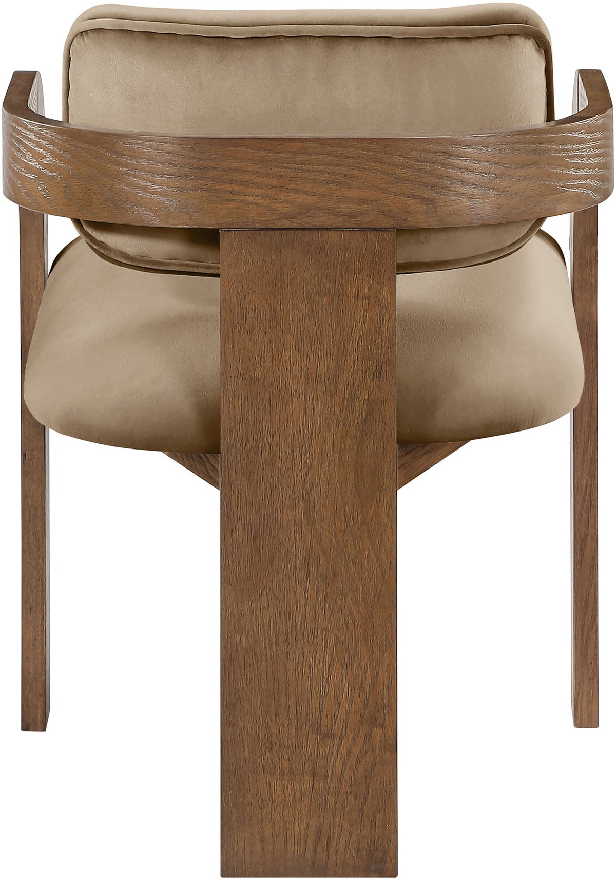 Cedra - Velvet Performance Fabric Upholstered Dining Chair (Set of 2) - Brown Frame