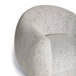 Judy - Woven Fabric Swivel Chair - Black / White