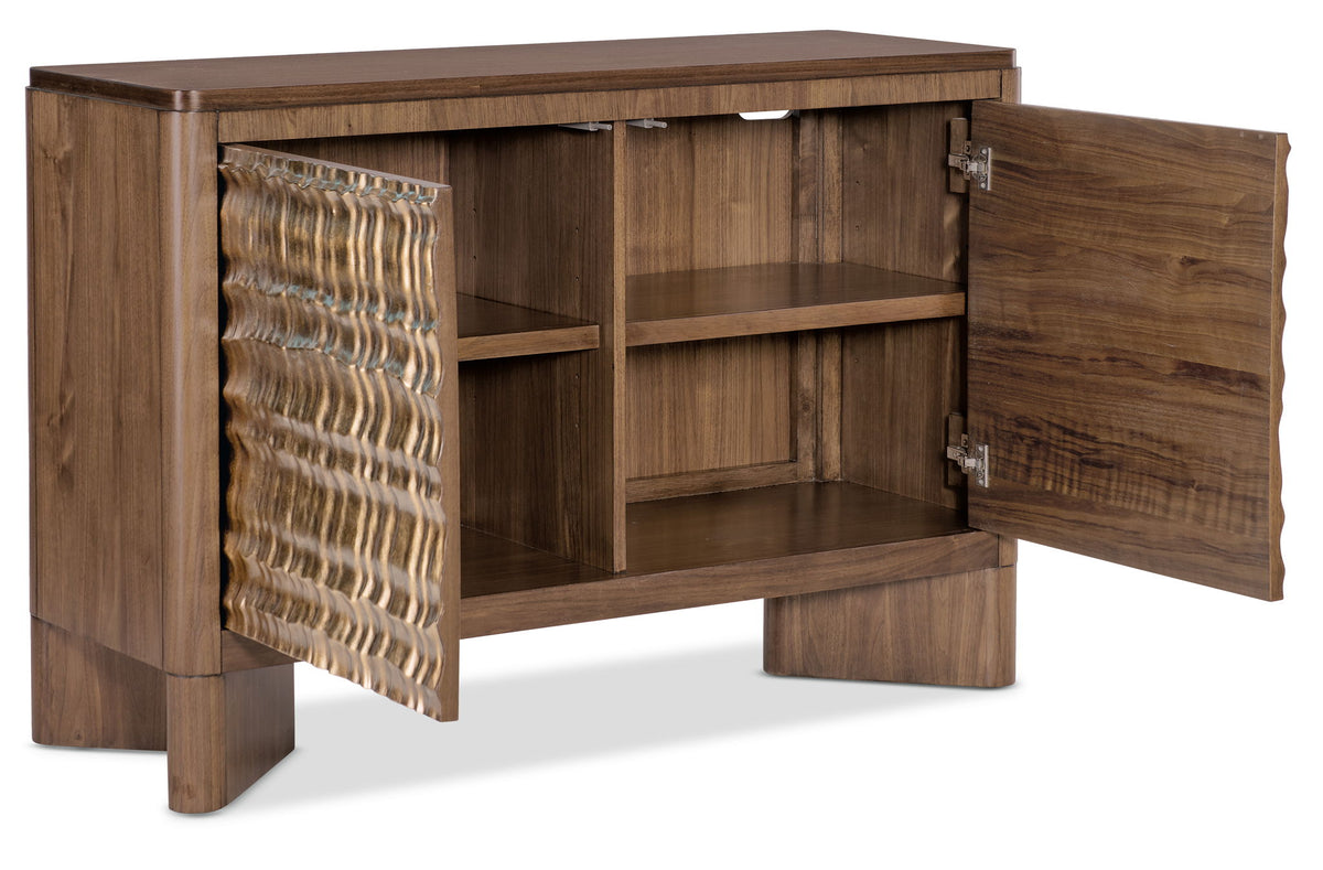 Eleana - Two Door Chest - Medium Wood / Light Brown
