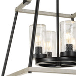 Edgecomb - 4 Light Indoor-Outdoor Pendant - Black / Gray