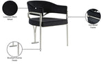 Madelyn - Dining Chair (Set of 2) - Brushed Chrome