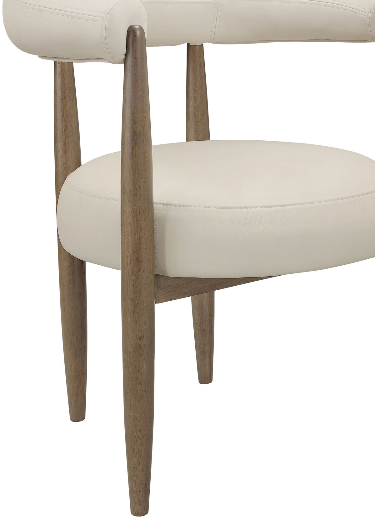 Sable - Vegan Leather Upholstered Dining Chair (Set of 2) - Brown Base
