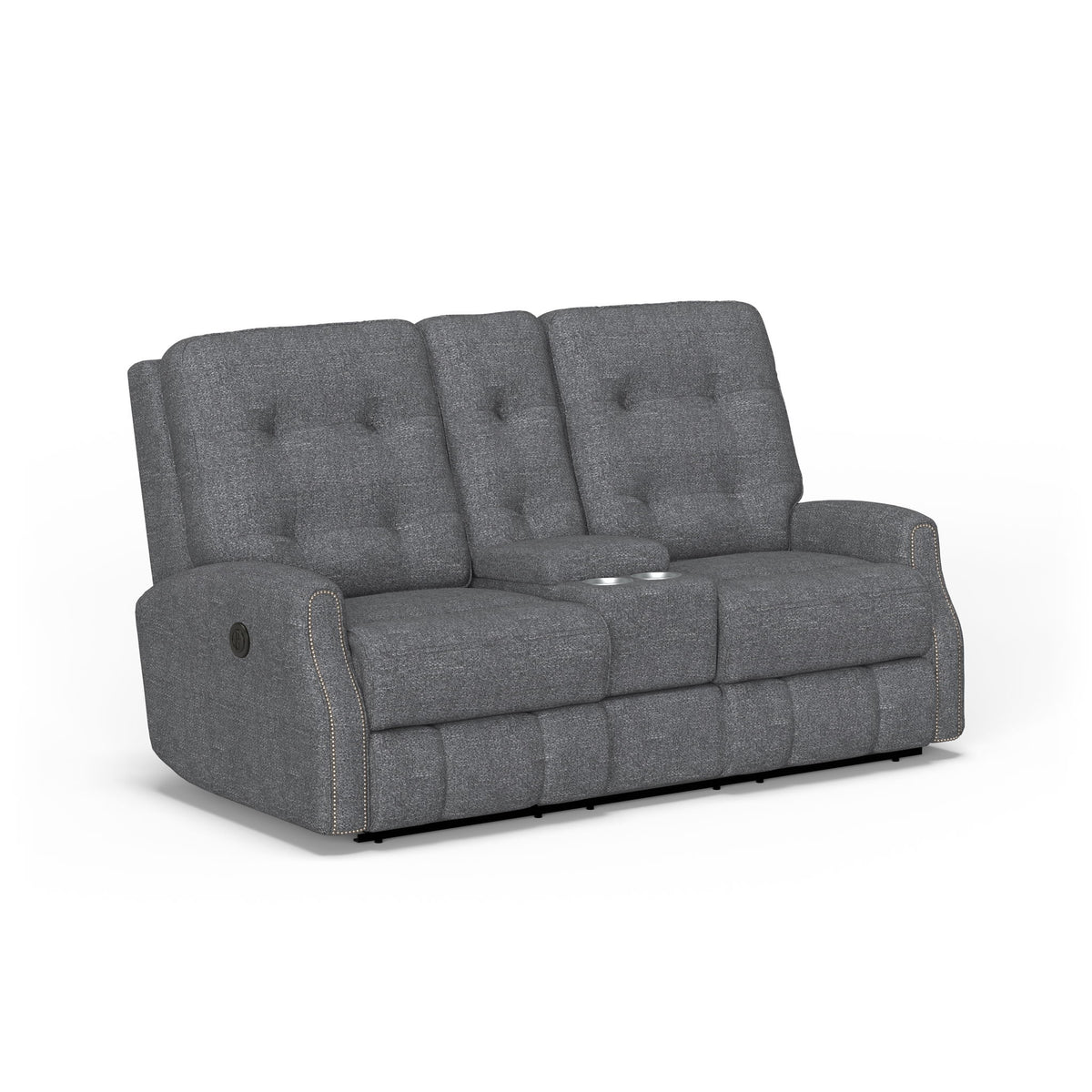 Devon - Reclining Loveseat, Nailhead Trim