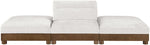 Turin - Chenille Fabric Upholstered Modular Sectional - Cream