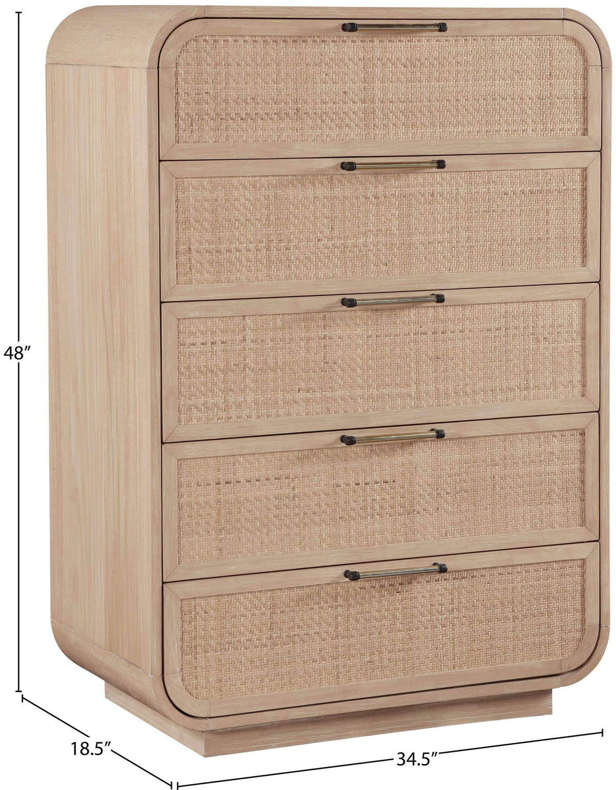 Windsor - Rubberwood Chest - Natural