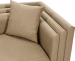 Everett - Vegan Leather Upholstered Chair - Tan