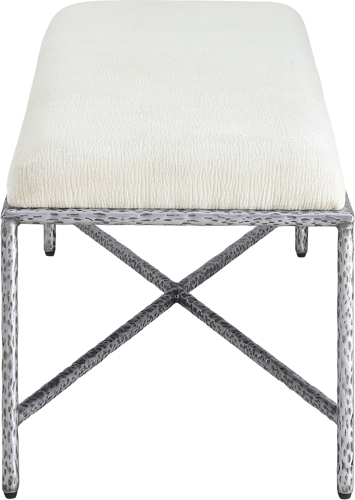 Valley - Bench With Silver Frame